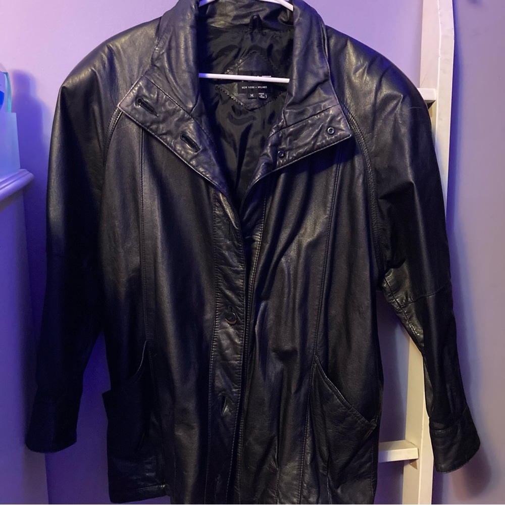 Vintage 1980s Pelle leather jacket